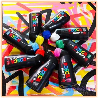 Marker z farbą plakatową Uni POSCA PCM-22 jasnonie