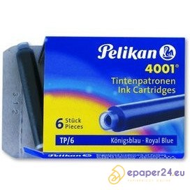 Naboje do pióra wiecznego krótkie turkusow PELIKAN