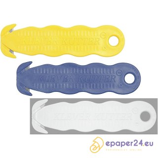 Nóż bezpieczny Klever Kutter KCJ żółty