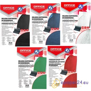 Okładki do bindowania OFFICE PRODUCTS, karton, A4,