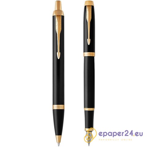 Pióro wieczne i długopis Parker IM Core Black GT