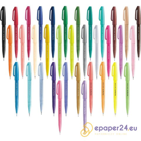 Pisak pędzelkowy Pentel Brush Sign Pen SES15C jasn Pisak pędzelkowy Pentel Brush Sign Pen SES15C jasn