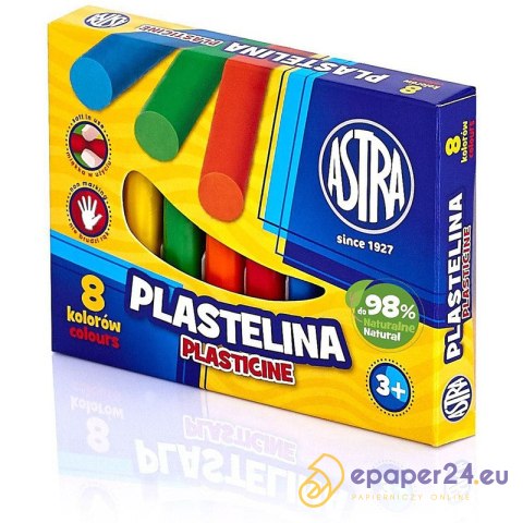 Plastelina Astra 8 kolorów Plastelina Astra 8 kolorów