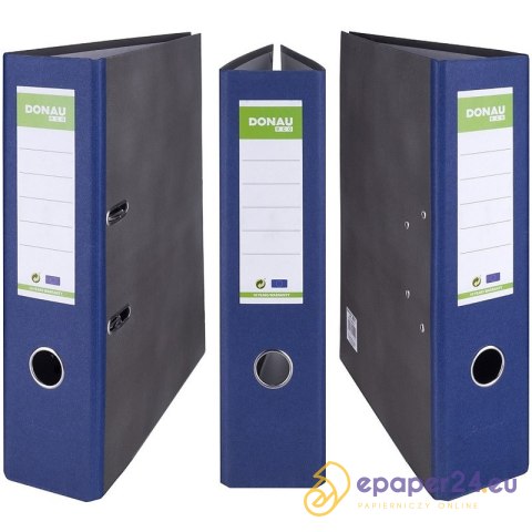 Segregator Donau Eco A4/80mm granatowy Segregator Donau Eco A4/80mm granatowy