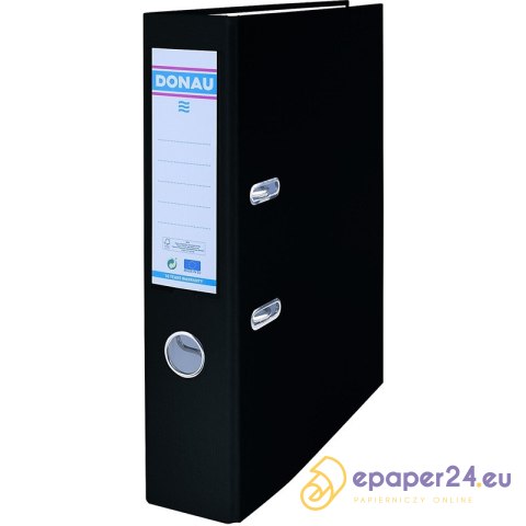 Segregator Donau Master FSC A4/75mm czarny Segregator Donau Master FSC A4/75mm czarny