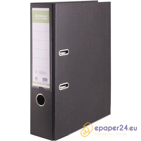 Segregator Donau Premium Maxi FSC A4/80mm czarny Segregator Donau Premium Maxi FSC A4/80mm czarny