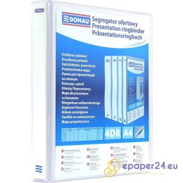 Segregator ofertowy Donau A4/25mm 4R biały