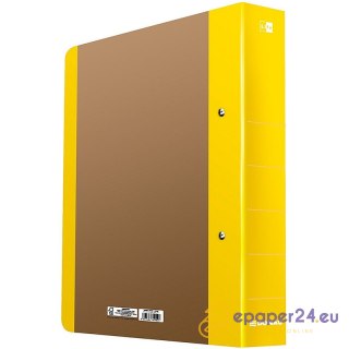 Segregator ringowy DONAU Life A4/2RD/50mm żółty