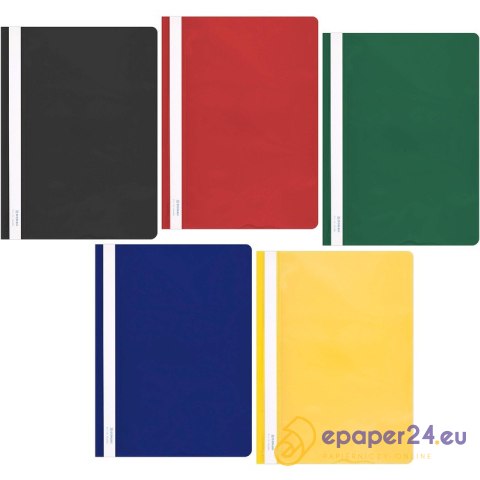 Skoroszyt DONAU, PVC, A4, twardy, 150/160mikr., zi Skoroszyt DONAU, PVC, A4, twardy, 150/160mikr., zi