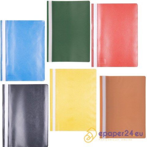 Skoroszyt OFFICE PRODUCTS, 120/180 mic, PP, żółty Skoroszyt OFFICE PRODUCTS, 120/180 mic, PP, żółty