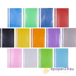 Skoroszyt OFFICE PRODUCTS, PP, A4, 2 otwory, 100/1