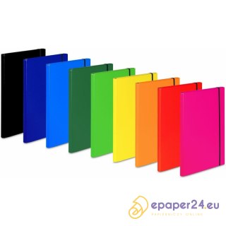 TECZKA KARTONOWA Z GUMKĄ A4/20mm ŻÓŁTA