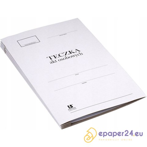 Teczka kartonowa akt osobowych Barbara A4/170g bia Teczka kartonowa akt osobowych Barbara A4/170g bia