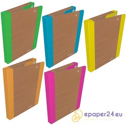Teczka na rzepy DONAU LIFE, A4/3cm, żółta