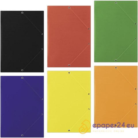 Teczka z gumką DONAU, karton, A4, 400gsm, 3-skrz., Teczka z gumką DONAU, karton, A4, 400gsm, 3-skrz.,