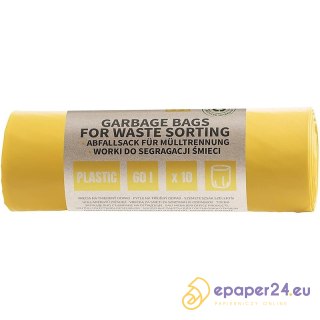 Worki na śmieci DONAU ECO, do segregacji plastiku,