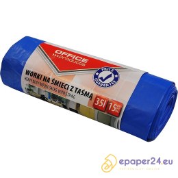 Worki na śmieci z taśmą OFFICE PRODUCTS, premium (
