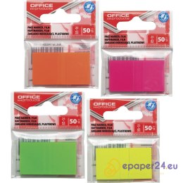 Zakładki indeksujące OFFICE PRODUCTS, PP, 25x43mm,