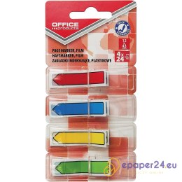 Zakładki indeksujące OFFICE PRODUCTS, PP, strzałka