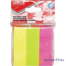 Zakładki indeksujące OFFICE PRODUCTS, papier, 26x7