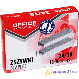 Zszywki OFFICE PRODUCTS, 24/10, 1000szt.