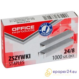 Zszywki OFFICE PRODUCTS, 24/8, 1000szt.