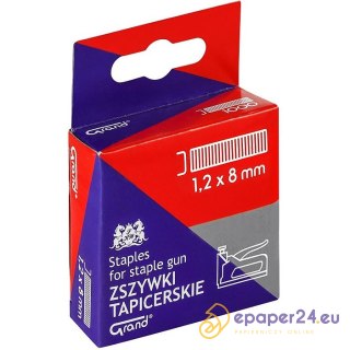 Zszywki tapicerskie Grand 1.2x8mm (1000)