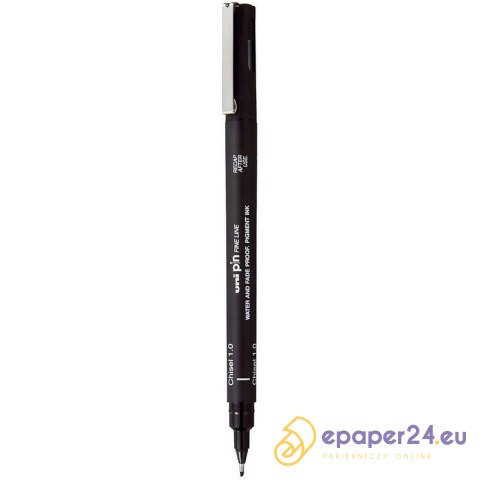 Cienkopis kreślarski Uni Pin-200 1.0mm ścięty czar