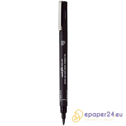 Cienkopis kreślarski Uni Pin-200 2.0mm ścięty czar Cienkopis kreślarski Uni Pin-200 2.0mm ścięty czar