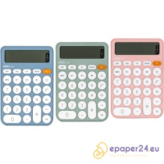 Kalkulator Deli M124 zielony