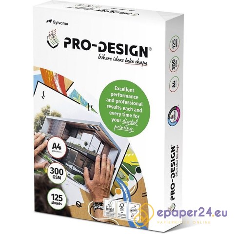 Papier Pro-Design A4/300g satynowany (125)