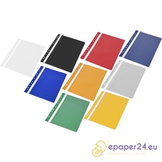 Skoroszyt wpinany MyOffice A4 PCV czarny (20)