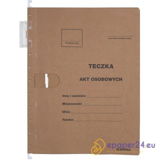 Teczka zawieszkowa DONAU na akta osobowe, wersja o