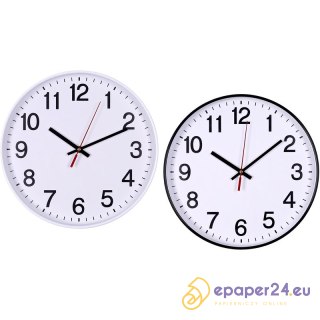 Zegar ścienny Office Products 34cm czarny